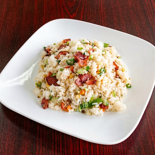 Bacon Fried Rice.